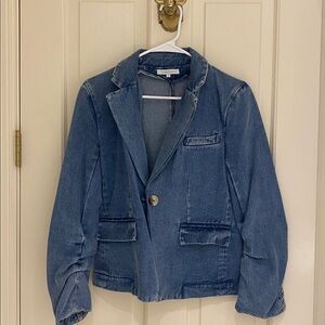 Olivaceous Indigo Denim Jacket. Sz med